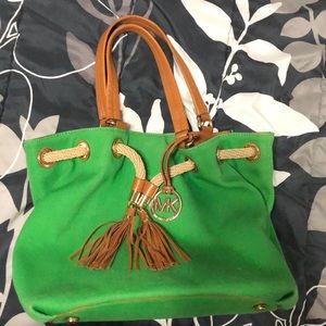 Michael Kors Marina Green Purse